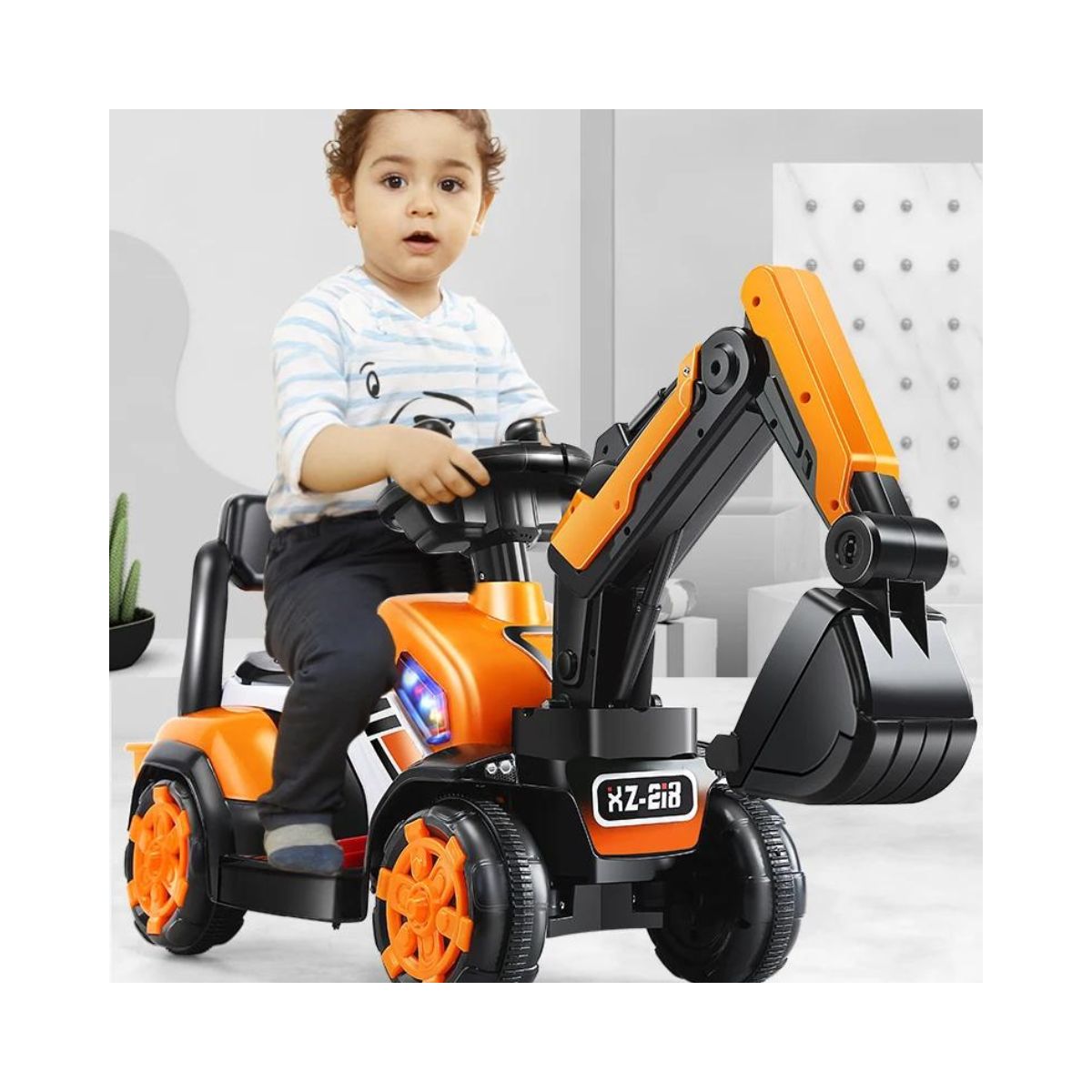 🔥 Excavadora Montable para Niños | ¡Como una de Verdad! 🚧👷♂️