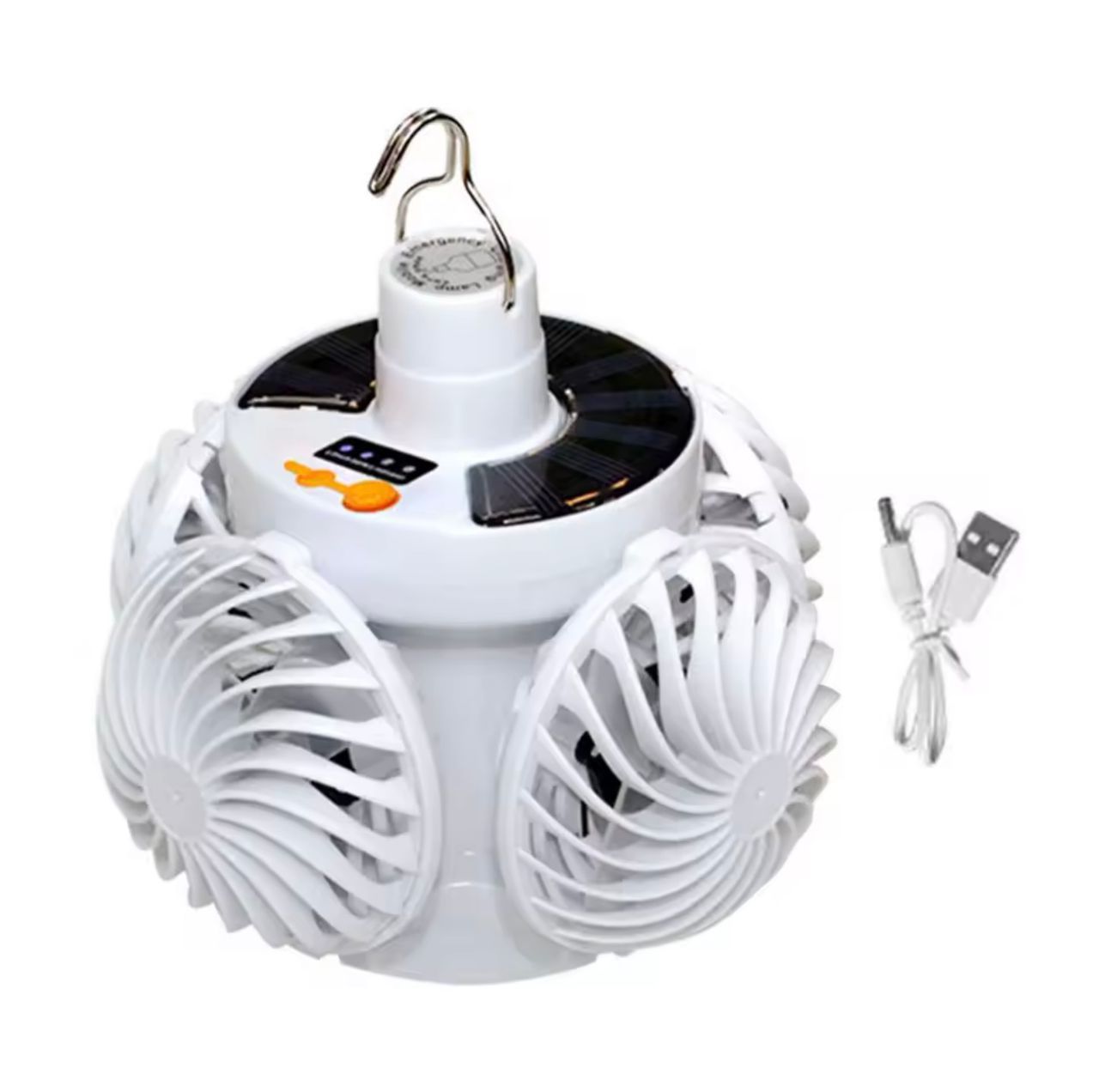 Ventilador Solar Plegable con Bateria