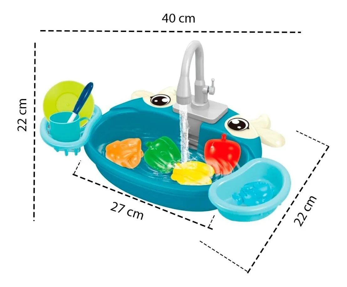 Diversión con Agua que Calma – Juguete Sensorial Estilo Fregadero