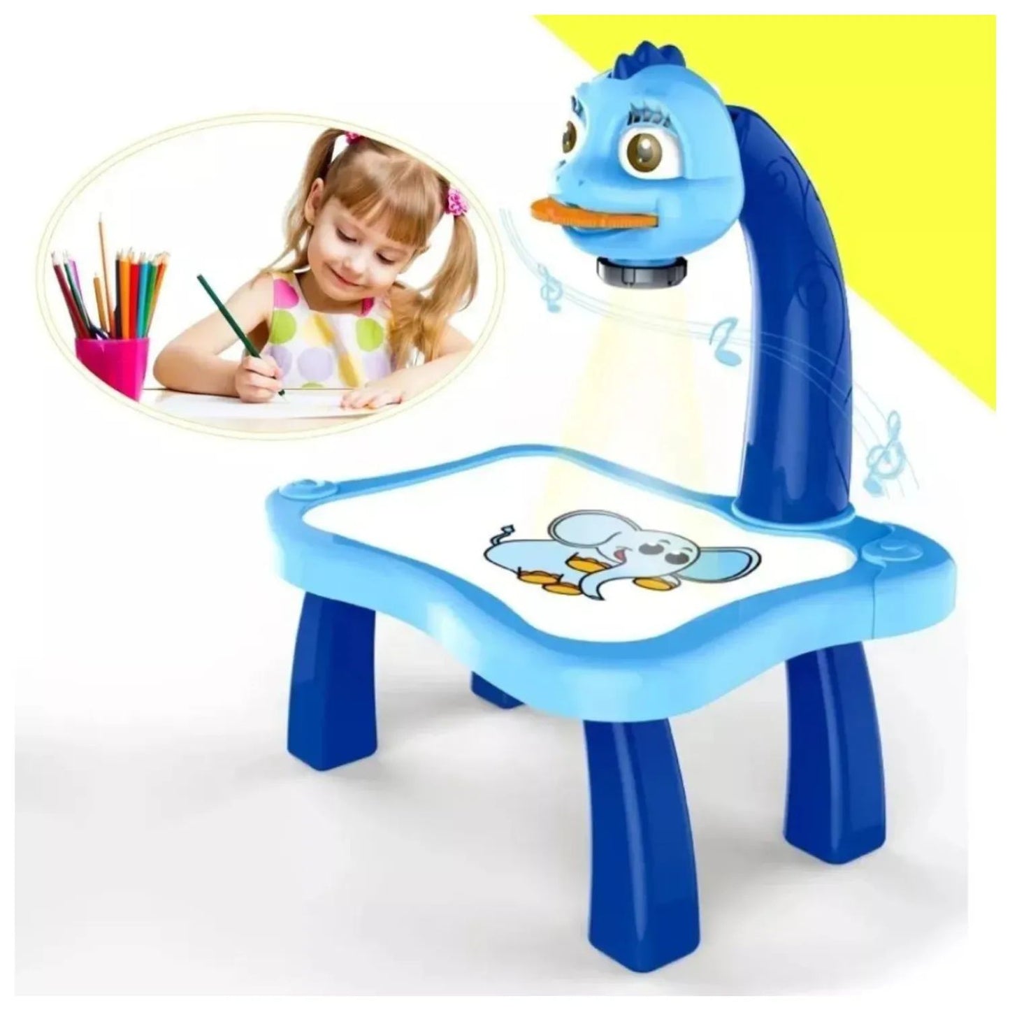 🦖📚 ¡Dino te Enseña! Escritorio proyector Mágico para Peques Curiosos