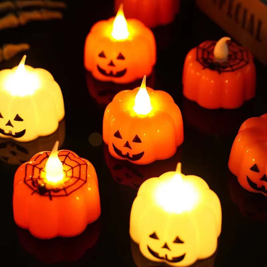 🔥 Pack 3 Luces Calabaza Halloween – Ilumina tu Noche de Terror 🎃