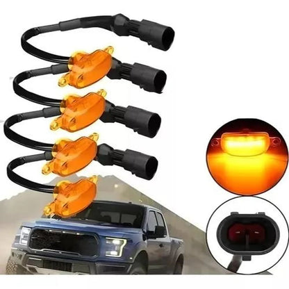 ¡Ilumina tu camino con estilo! Kit 4 Luces LED Tipo Raptor Universal
