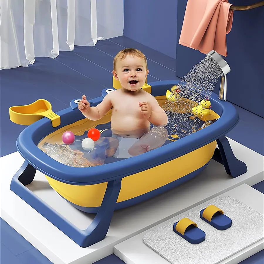La bañera que tu bebé merece: segura, cómoda y lista en segundos
