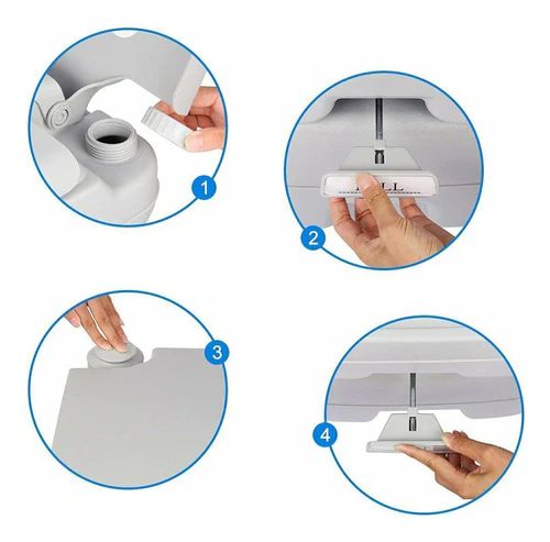 Baño Químico Portátil 20L para Camping y Viajes