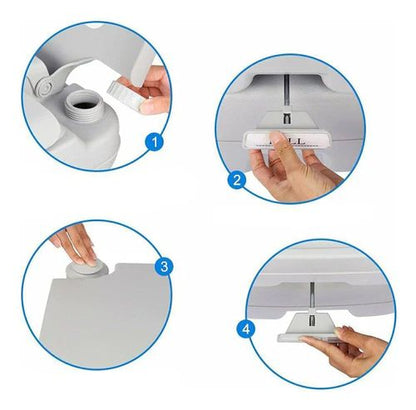 Baño Químico Portátil 20L para Camping y Viajes