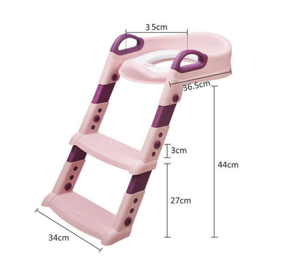 🧻¡Adiós Pañales!, aprende con esta Escalera mágica a usar el baño 👋🍼