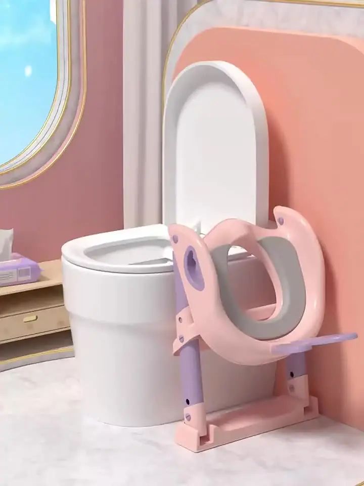 🧻¡Adiós Pañales!, aprende con esta Escalera mágica a usar el baño 👋🍼