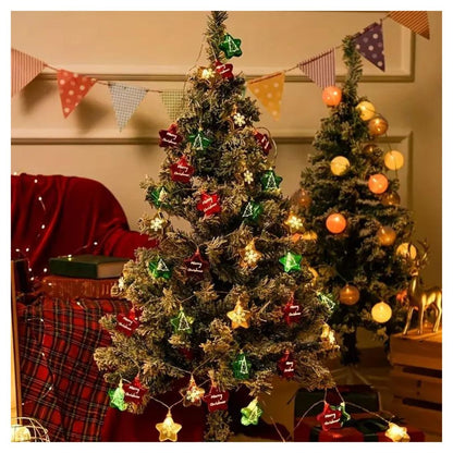 Guirnalda Estrella de Navidad 10 Luces LED