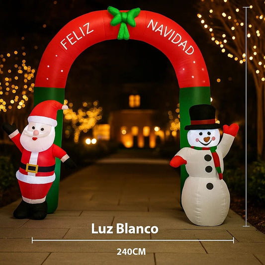 🎄 Arco Inflable Navideño Gigante | ¡La Navidad Comienza en la Puerta!