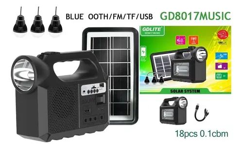 ☀️🏕️ KIT SOLAR MULTIFUNCIÓN PARA CAMPING Y EMERGENCIAS 🔋📻