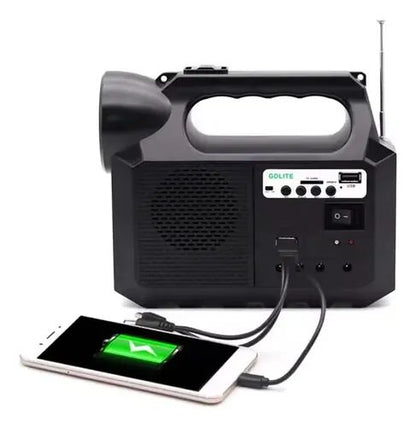 ☀️🏕️ KIT SOLAR MULTIFUNCIÓN PARA CAMPING Y EMERGENCIAS 🔋📻