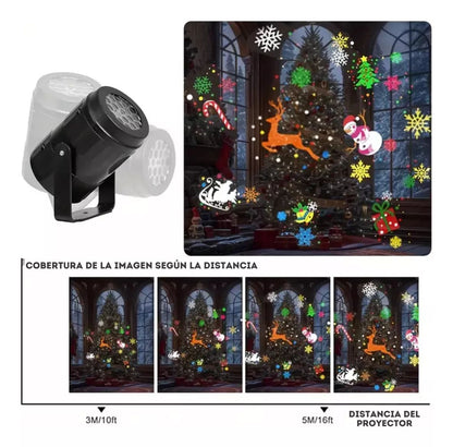 Pack 2 Proyectores de Navidad LED – ¡Convierte tu Hogar en un Espectáculo de Luces! ✨