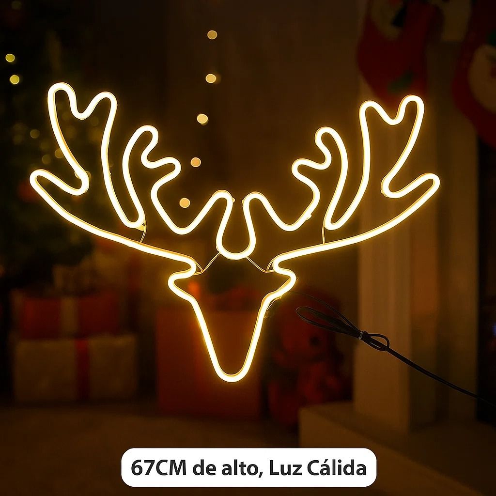 Cabeza de Reno , Tu Toque Navideño Perfecto 🎄🎄