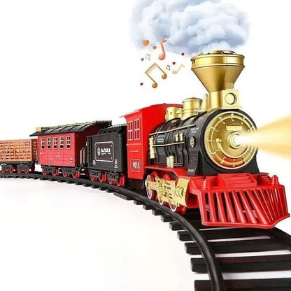 🎄🚂 Tren Navideño con Humo Real – ¡Magia en Cada Vuelta!