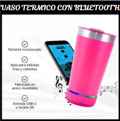 🔥 Vaso Térmico Bluetooth – ¡Música y Bebida Sin Límites! 🔥