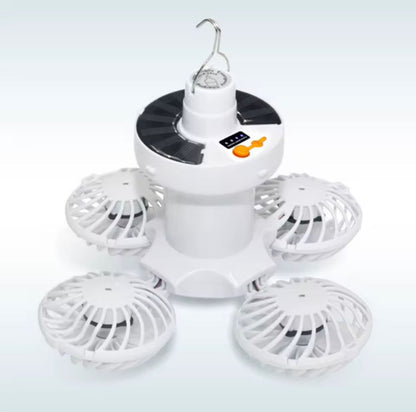 Ventilador Solar Plegable con Bateria