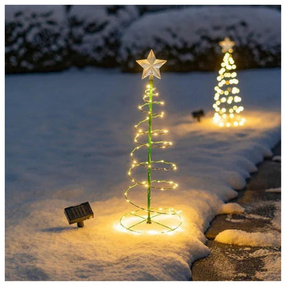 🎄 Árbol Navideño Ondulado LED 50 cm ✨ ¡Brilla y Encanta!